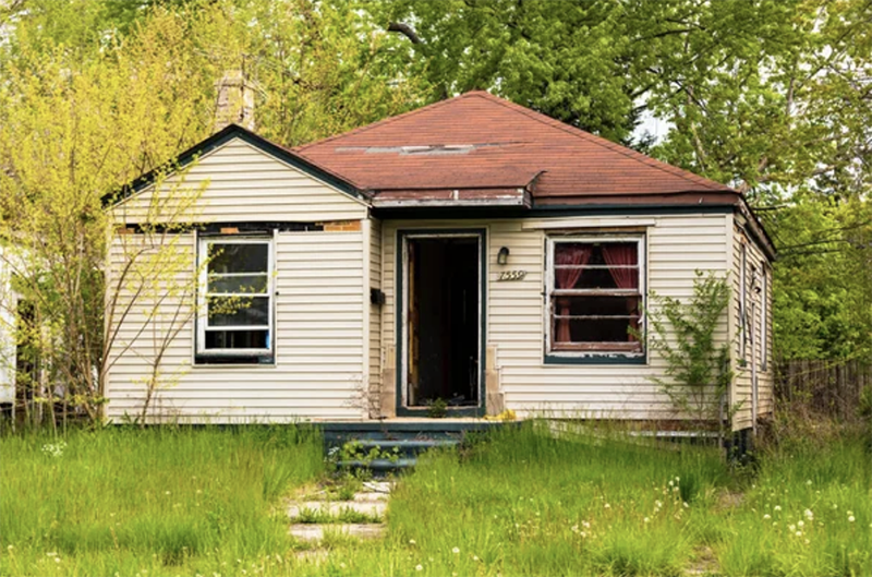 Abandoned house that was unclaimed property - 1 (800) 880-7954